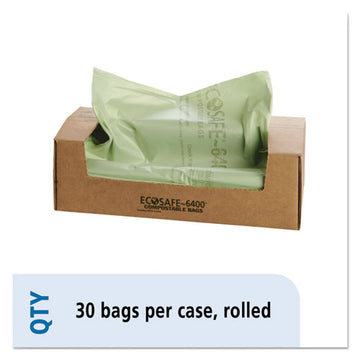 Stout® by Envision™ Ecosafe-6400 Bags, 64 Gal, 0.85 Mil, 48" X 60", Green, 30-box freeshipping - TVN Wholesale